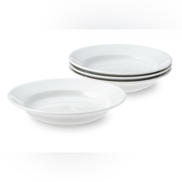 Williams Sonoma Apilco Très Grande Soup Plates, Set of white porcelain